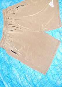 Adidas Beige Athletic Shorts