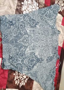 Embellished Paisley Print Top