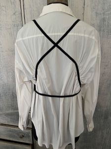 Classic White Button-Up Shirt