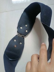 Fashionable Elastic Belt with Ornate Buckle