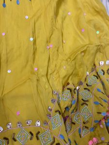 Yellow Embellished Jumpsuit