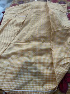 Cozy Yellow Gingham Pajama Set(FIXED)