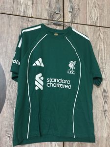 unisex Liverpool FC Green  T-Shirt