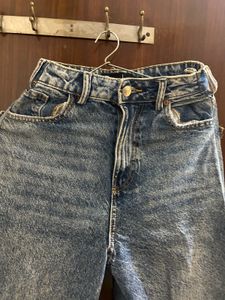 Distressed Wide Leg Jeans