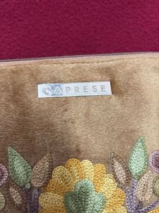 Caprese Embroidered Clutch
