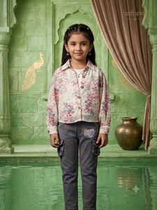 Floral Print Shirt & Cargo Pants Set