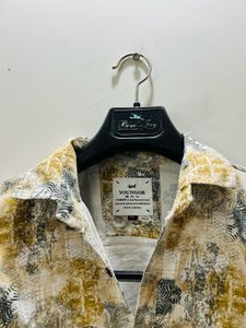 Men's Double Pocket Printed Shirt