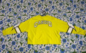ONLY Bright Yellow Graphic Sweatshirt