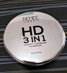Renee Pro HD 3-in-1 Compact Foundation Conceler