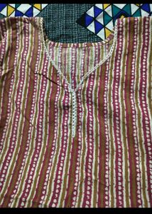 Striped Cotton Kurta