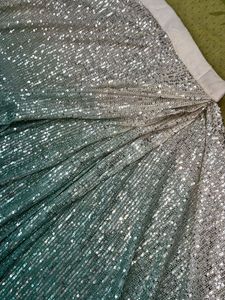 stylish Ready-to-Wear Designer Sequin Saree with T