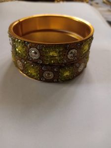 Bangles Metal With Stones