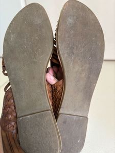 Leather Woven Sandals