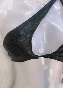 snake print bralette