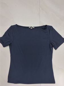 Solid Color Boat Neck Top