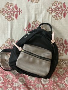 Stylish Black Mini Backpack