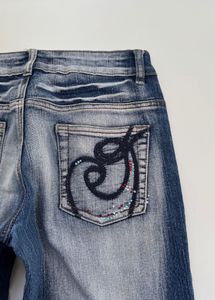 Y2K low rise bootcut jeans