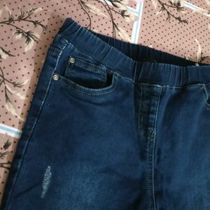 Girl's Stylish Ripped Jens