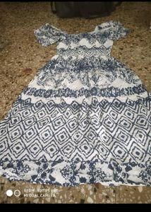 Boho Off-Shoulder Maxi Dress