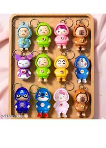 Cute Cartoon Keychain Set