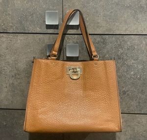 DKNY Leather Shopper XL Tote (Authentic)