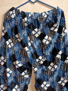 Women's Fleece Fashion Pajama Night Pants Multicol