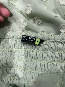 Green A line Dress