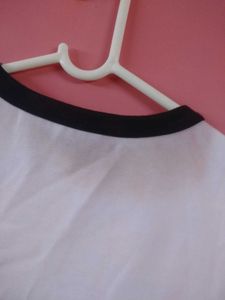 White Crop Top University Tokyo Print