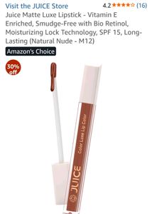 Deep Brown Matte Lipstick Swatch
