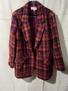 Vintage Plaid Blazer