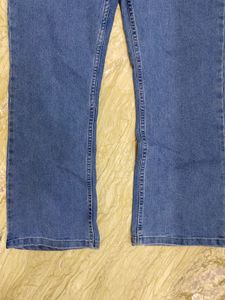 Classic Blue Denim Flare Jeans