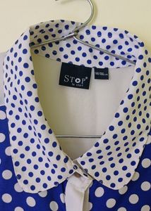 Blue and white Shirt