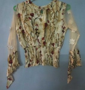 🎀Vintage Floral Print top 🎀