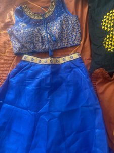 Royal Blue Lehenga Choli