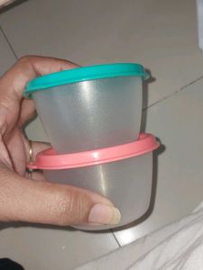 Small Cup Tupperware 4ps New Fresh