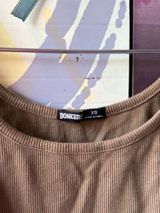 Ribbed Bodysuit Tank Top
