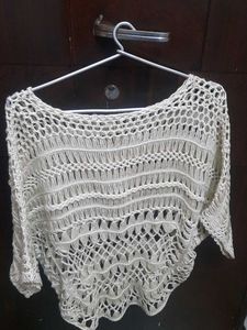 Boho Crochet Knit Top