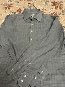 INC Men's Gray Plaid Dress Shirt