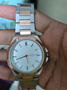 Stylish Two-Tone Wristwatch