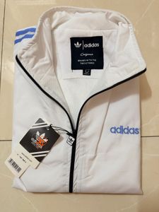 Adidas White Track Jacket