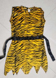 Kids Tiger Print Costume Dress
