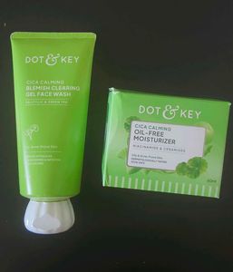 DOT & KEY Cica Calming Face Wash & Moisturizer