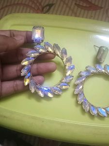 Sparkling Hoop Earrings