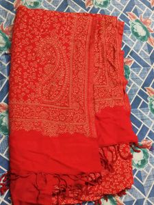 Red shawl