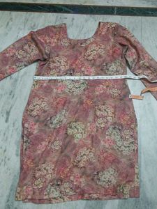Elegant Floral Print Kurti