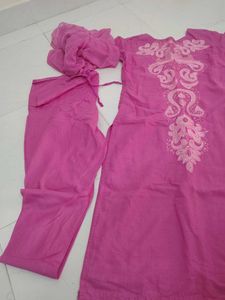 Beautiful Pink Kurta Set