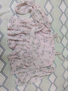 Pretty Floral Pink Mini Dress