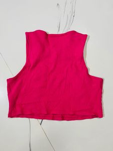 Ribbed Racerback Crop Top