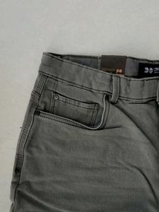 CROSSHATCH Men's Grey Denim Jeans