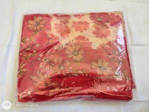 Floral Print Saree with FREE Towel |
